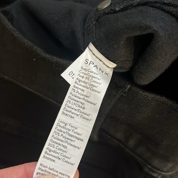NEW Spanx Women's Ankle Skinny Jeans - 20278R - Clean Black - large - Picture 5 of 6